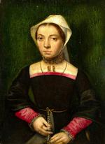 欧洲12-19世纪油画六_HEMESSEN, Catharina van - A Lady with a Rosary